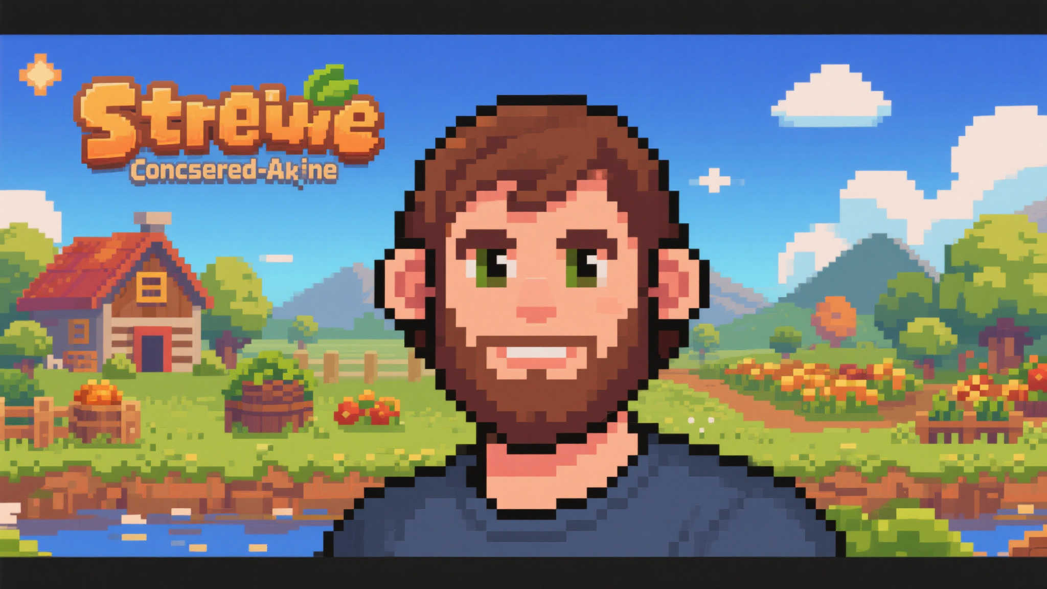 玩家耗时20小时，用像素艺术重现《星露谷》创作者肖像